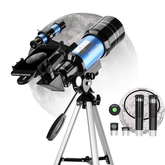 AOMEKIE 150X Telescopes with Tripod Mobile Holder