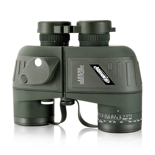 10x50 Marine Military Binoculars with Compass Rangefinder